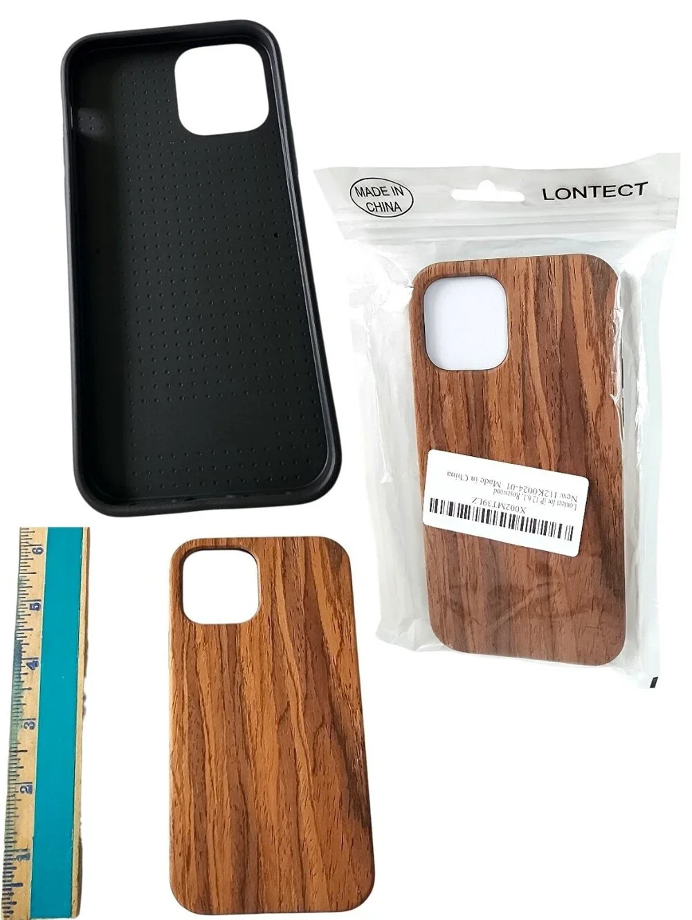 Tan Faux Rose Wood Grain Case For iPhone 12